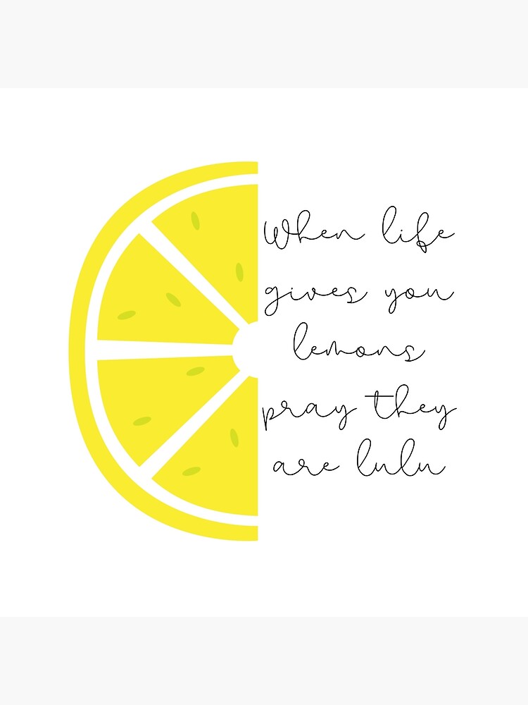 When Life Gives You Lulu Lemons | Art Board Print