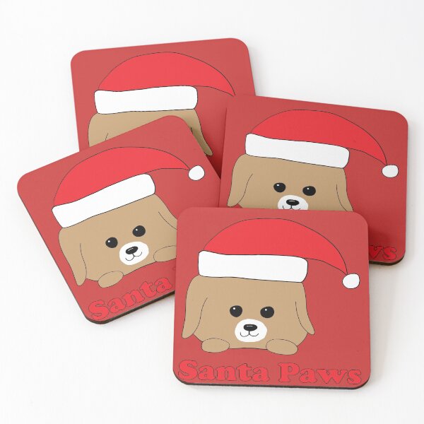 Item preview, Santa PawsDog in Santa Hat designed and sold by alisadesigns.