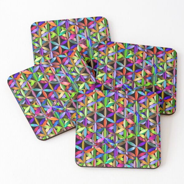 Item preview, Psychedelic stars / flowers pattern designed and sold by Carrie_Anne_Designs.