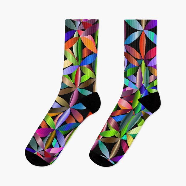 Item preview, Psychedelic stars / flowers pattern designed and sold by Carrie_Anne_Designs.