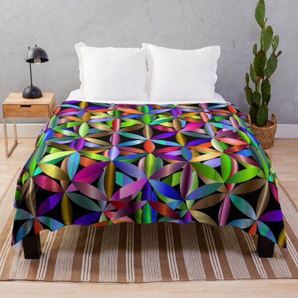 Item preview, Psychedelic stars / flowers pattern designed and sold by Carrie_Anne_Designs.