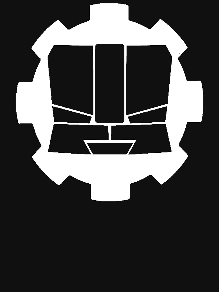 Thumbnail 7 of 7, Essential T-Shirt, Heroic Gearo Emblem - White designed and sold by spymonkey.
