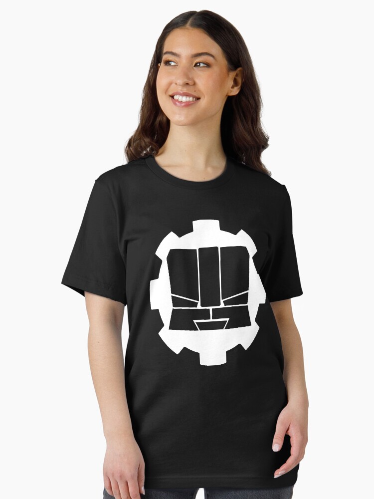 Thumbnail 1 of 7, Essential T-Shirt, Heroic Gearo Emblem - White designed and sold by spymonkey.
