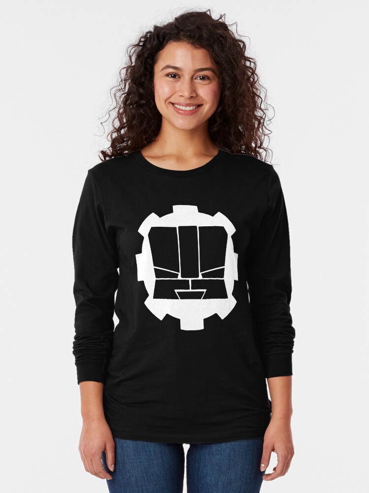 Thumbnail 2 of 5, Long Sleeve T-Shirt, Heroic Gearo Emblem - White designed and sold by spymonkey.