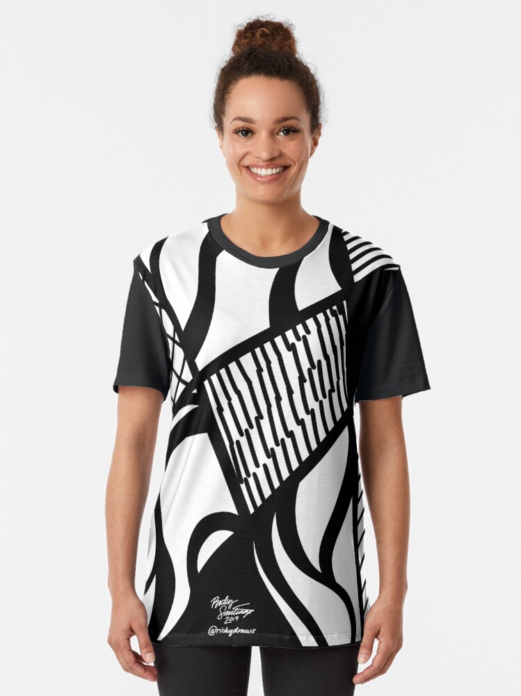 Alternate view of Abstract 12 Graphic T-Shirt
