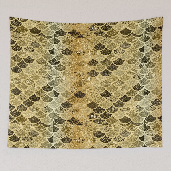 Item preview, Brown Beige Green Mermaid Scales designed and sold by dallastxart.