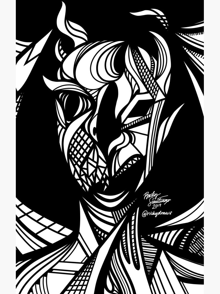 Abstract Portrait 5 by rickysantiago