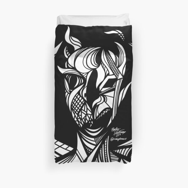 Abstract Portrait 5 Duvet Cover