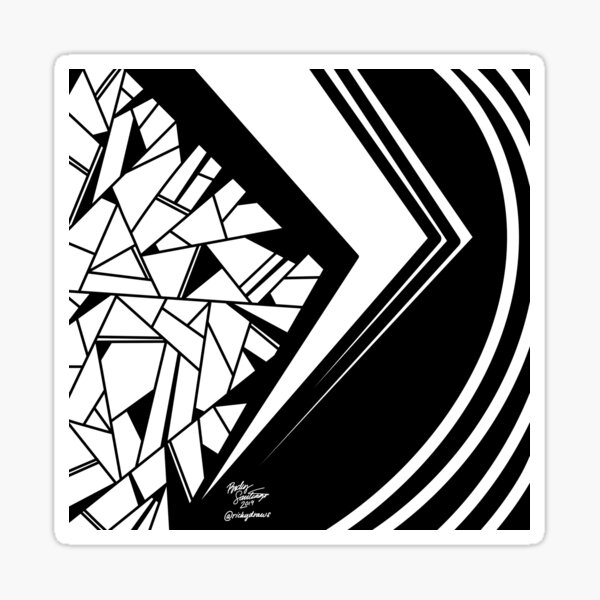 Abstract 13 Sticker