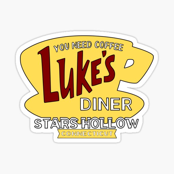 Luke's Diner 2 Sticker