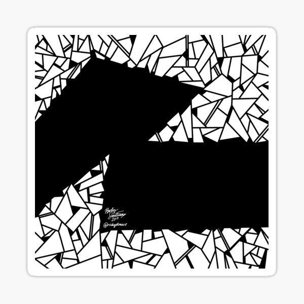 Abstract 14 Sticker