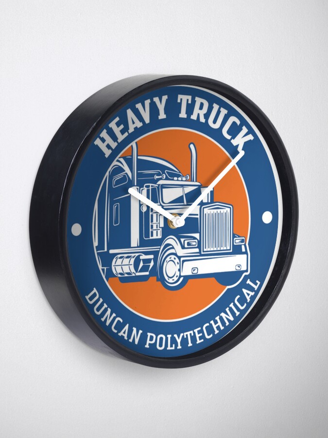"Duncan Poly Heavy Truck" Clock for Sale by hypnotikz32 Redbubble