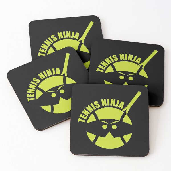 Item preview, Tennis ninja - lime green on black designed and sold by EvieWoj.