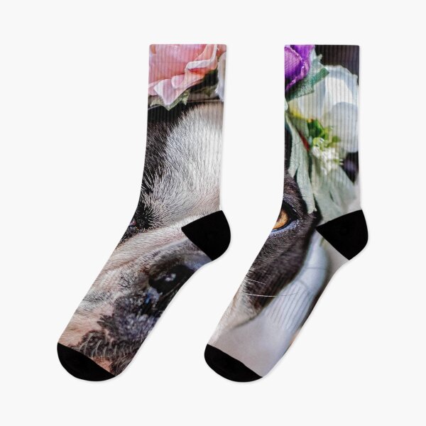 Item preview, French bulldog with flowers designed and sold by wolfgangrainer.