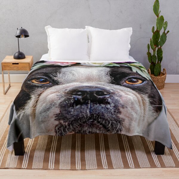 Item preview, French bulldog with flowers designed and sold by wolfgangrainer.