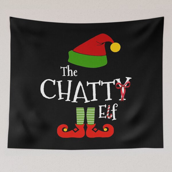 Item preview, The Chatty Elf Matching Family Group Christmas Pajama Gift designed and sold by MagicBoutique.