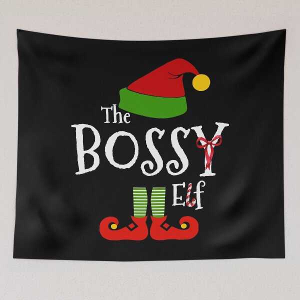 Item preview, The Bossy Elf Matching Family Group Christmas Pajama Gift designed and sold by MagicBoutique.