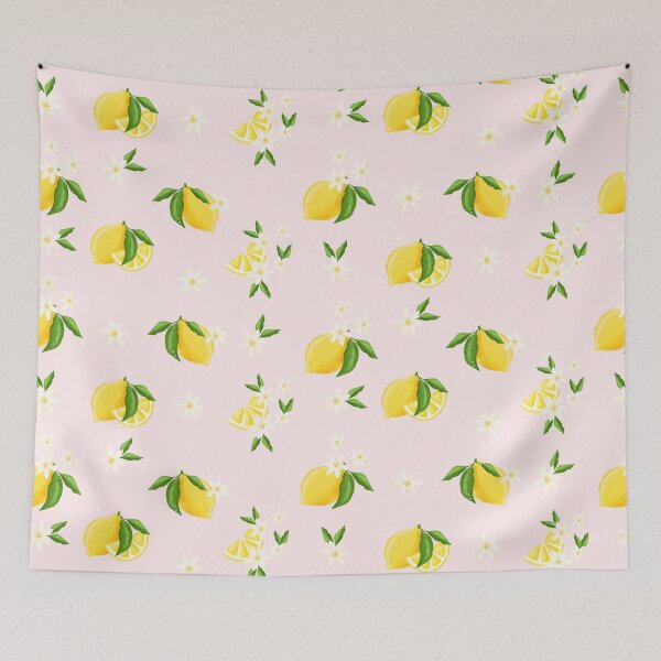 Item preview, Pink Lemons pattern  designed and sold by Katbydesign.