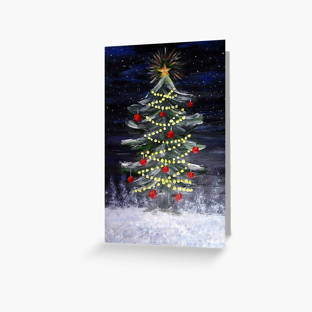 Weihnachtsbaum - Christmas tree Grußkarte