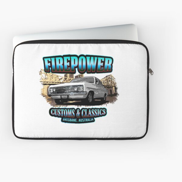 Firepower Customs and Classics Souvenir Brisbane HR Sedan Laptop Sleeve