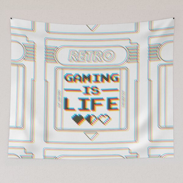 Item preview, Gaming is Life CMYK designed and sold by animinimal.