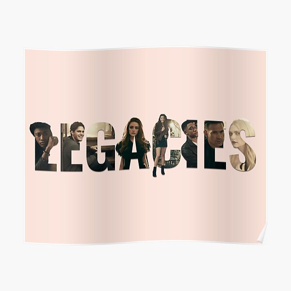 Legacies Characters-Logo Poster