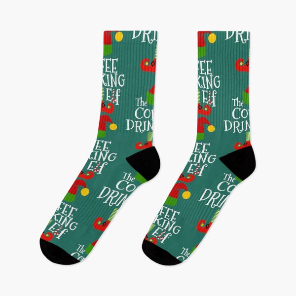 Item preview, The Coffee Drinking Elf Matching Family Christmas Pajamas Gifts Lover Coffee designed and sold by MagicBoutique.