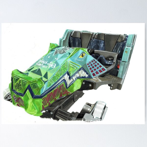 Item preview, Iron Gawzi Busch Gardens tampa designed and sold by ThemeParksVisionArt ..