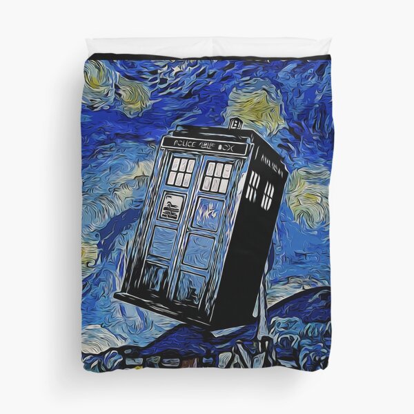 Van in time Duvet Cover