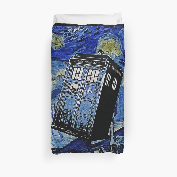 Van in time Duvet Cover
