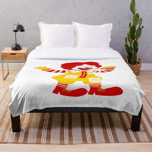 Ronald Mcdonalds Throw Blankets Redbubble