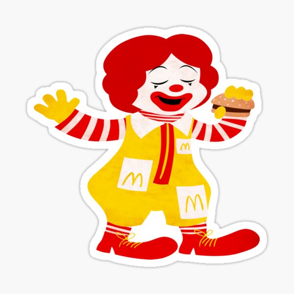 Ronald Mcdonald Stickers Redbubble