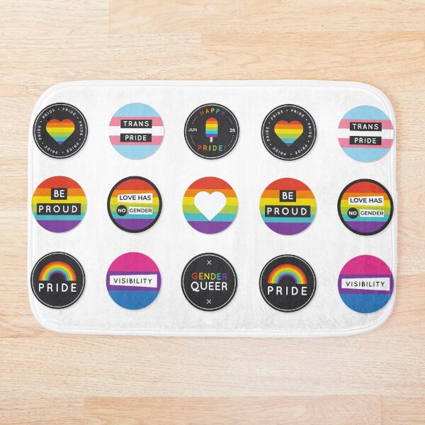 Item preview, Lgbtq+ -bottons designed and sold by Pride Art.