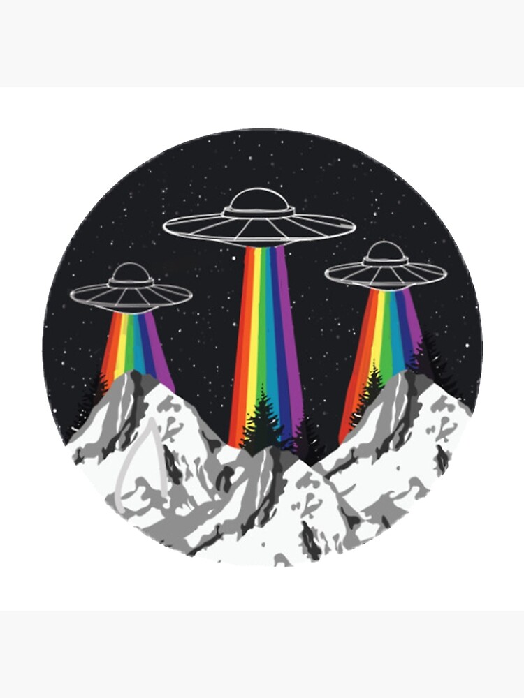 Nave alien arco-íris de gabetiato