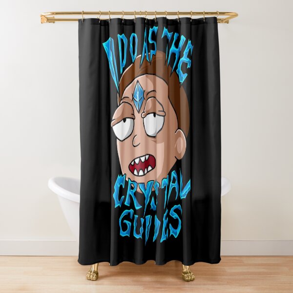 I Do As The Crystal Guides morty smith Shower Curtain