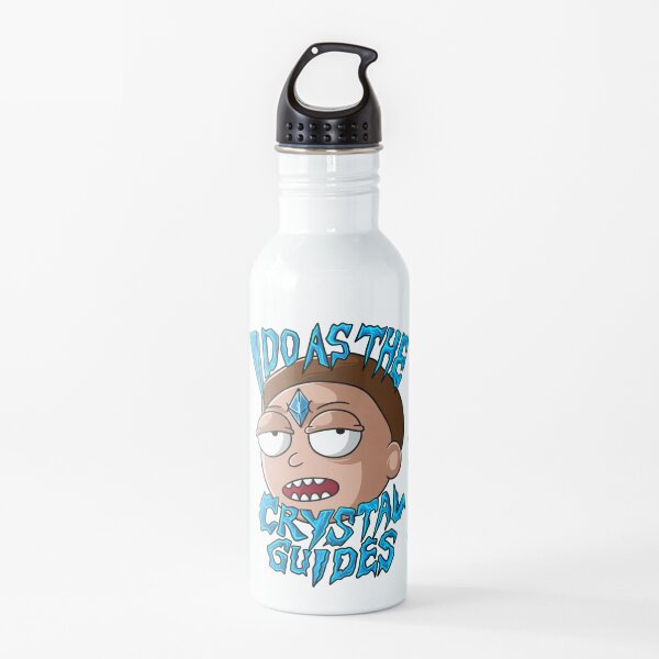 I Do As The Crystal Guides morty smith Water Bottle