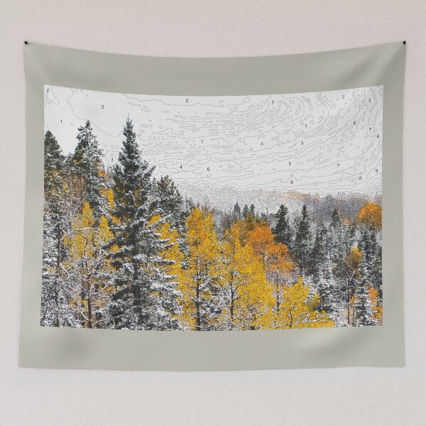 Item preview, Fall in the Yukon–Paint by Number designed and sold by Ed Rosek.