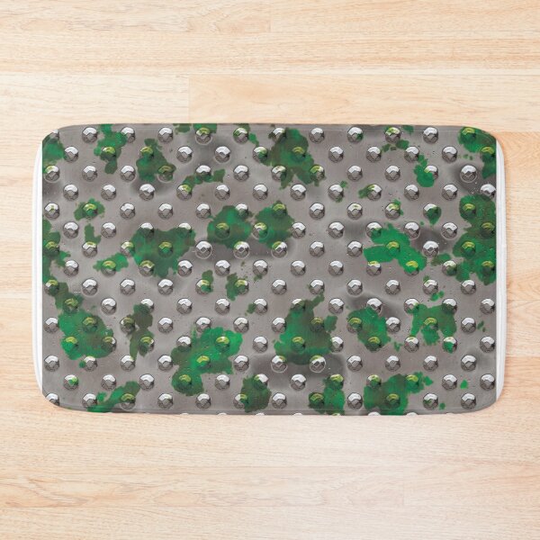 Item preview, Metal Rivet Plate - Silver w/Green Splash [Roufxis-Rb] designed and sold by RoufXis.
