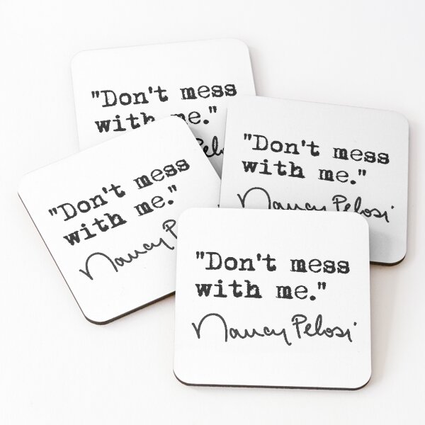 Item preview, Don't Mess with Nancy Pelosi - black text designed and sold by Thelittlelord.