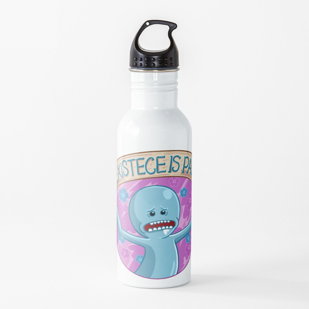 Existence is Pain mr meeseeks Water Bottle
