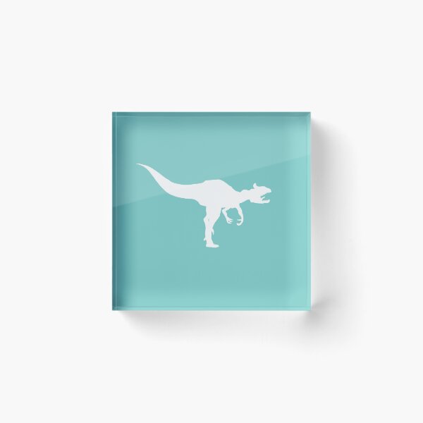 Item preview, Cryolophosaurus Dinosaur Silhouette (White) designed and sold by GoldenArchelon.