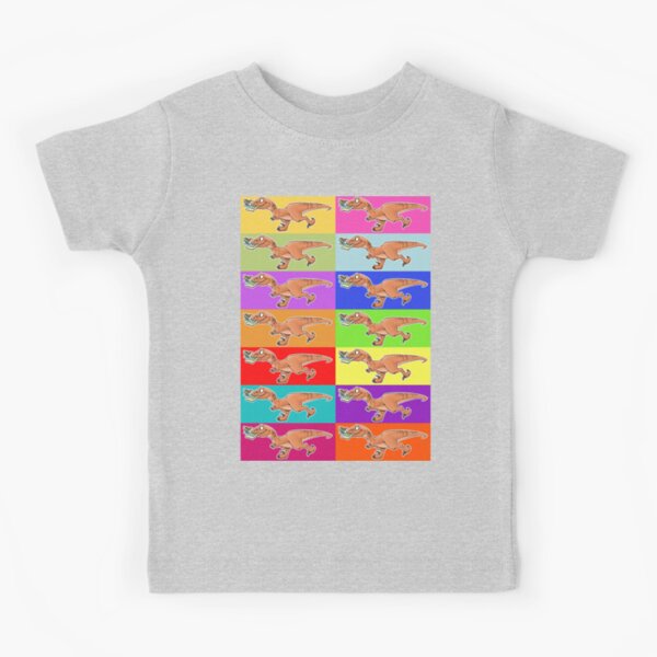 Raptor Rainbow! Kids T-Shirt