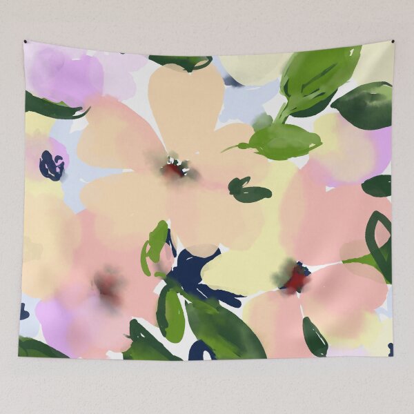 Item preview, Watercolor floral spring abstract designed and sold by Ilze Lucero.