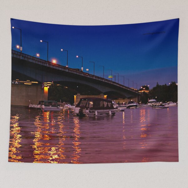 Item preview, MacDonald Cartier Bridge at Night designed and sold by Yannik Hay.