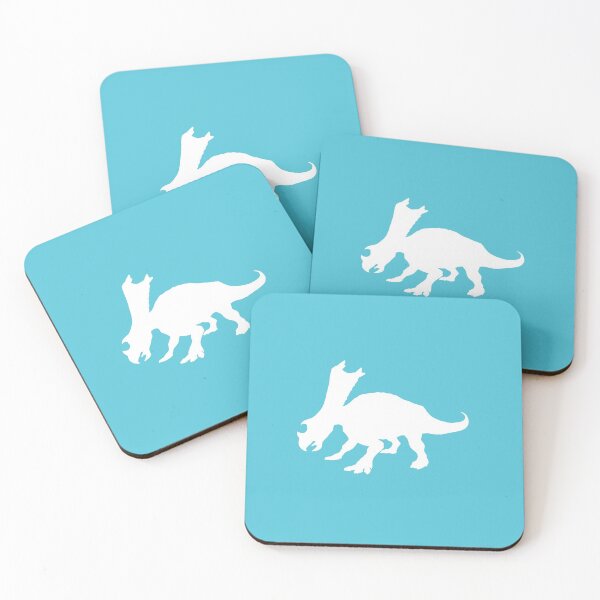 Item preview, Chasmosaurus Dinosaur Silhouette (White) designed and sold by GoldenArchelon.