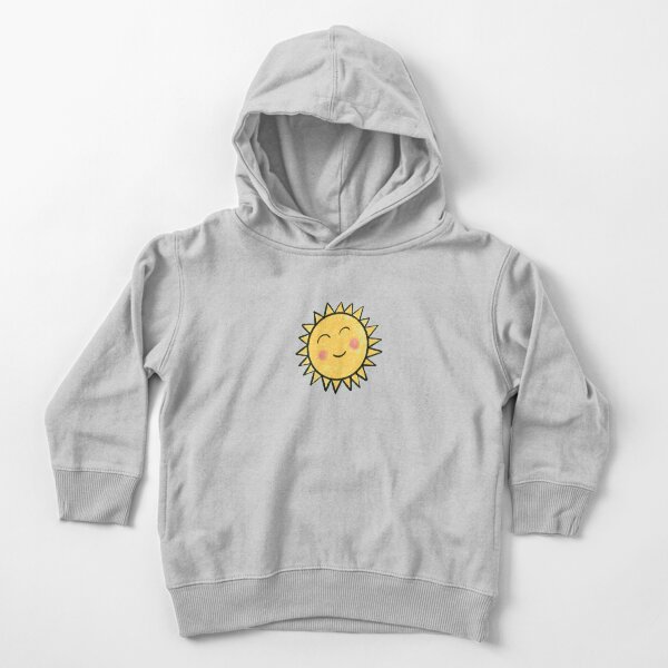 Happy Sun, Sunshine, Cute Sun Toddler Pullover Hoodie