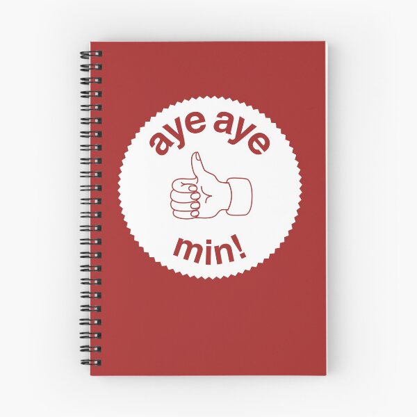 Item preview, aye aye, min! designed and sold by bindertwine.