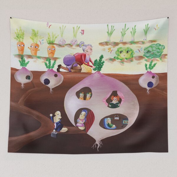 Item preview, Grandma and Radish designed and sold by Kate Hyunsu Cho.