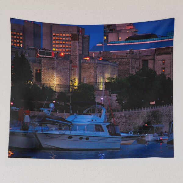Item preview, Boats on the Water waiting for Canada Day Fireworks designed and sold by Yannik Hay.
