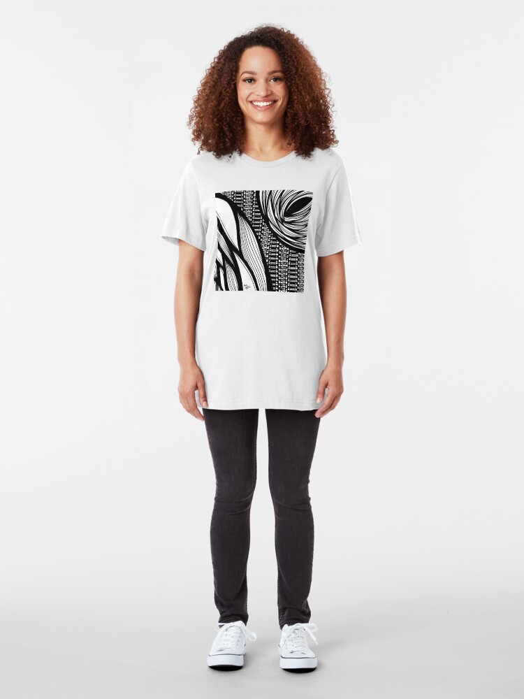 Alternate view of Abstract 3 Slim Fit T-Shirt